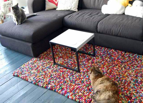 Teppich - DIY rugs and doormats - colored and colorful live!