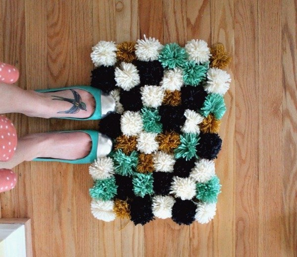 DIY rugs and doormats - colored and colorful live!