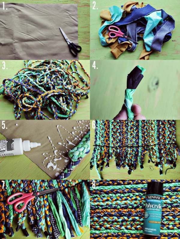 DIY rugs and doormats - colored and colorful live!