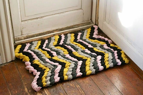 DIY rugs and doormats - colored and colorful live! DIY rugs and doormats - colored and colorful live!