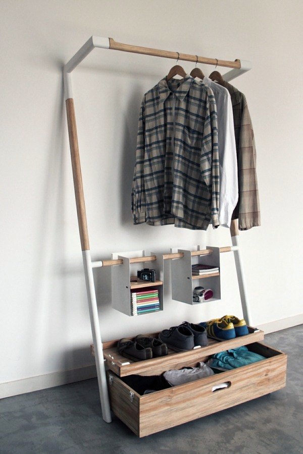 Wohnideen - Original ideas for storage in the hallway - Arara nomad