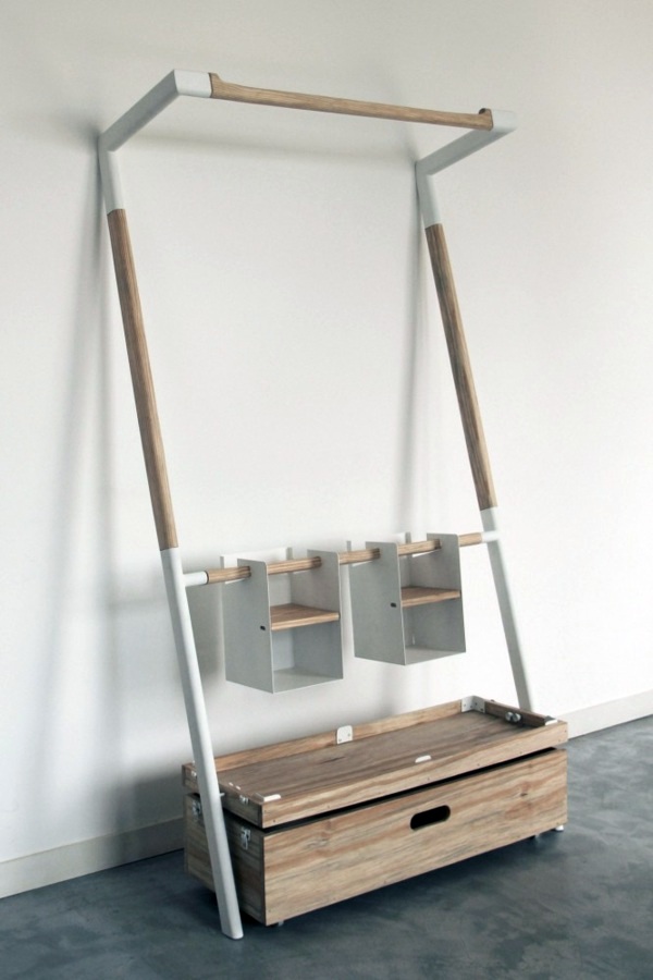 Original ideas for storage in the hallway - Arara nomad