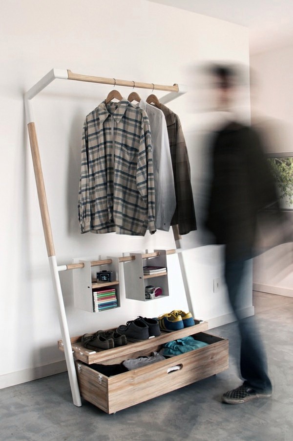 Original ideas for storage in the hallway - Arara nomad