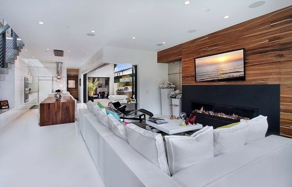 Modern luxury villa with elegant design in California