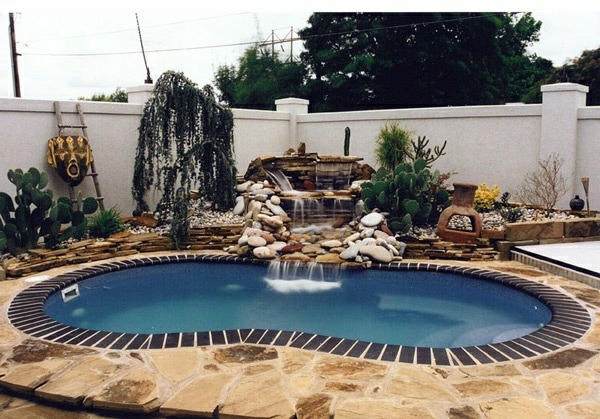 Pool in the garden - 20 kidney-shaped swimming pool Pool in the garden - 20 kidney-shaped swimming pool