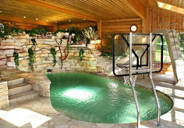 Pool in the garden - 20 kidney-shaped swimming pool Pool in the garden - 20 kidney-shaped swimming pool
