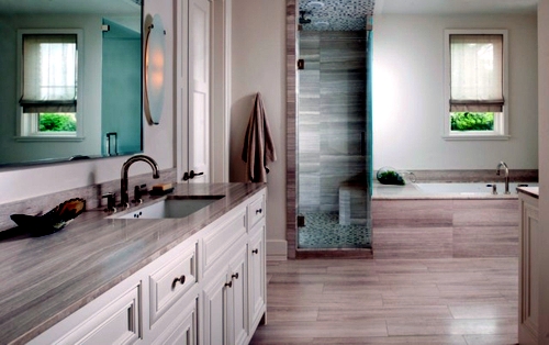 Dipped in colors: white color in bathroom Dipped in colors: white color in bathroom