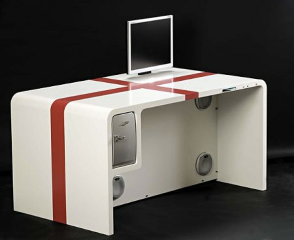 Computer tables, creating a creative working atmosphere