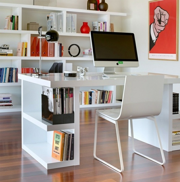 Computer tables, creating a creative working atmosphere
