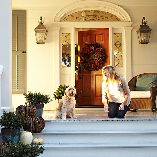 Beautiful fall decoration at the entrance - 35 ideas for a good mood in the cold season Beautiful fall decoration at the entrance - 35 ideas for a good mood in the cold season