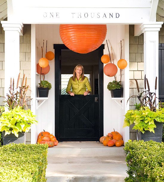 Beautiful fall decoration at the entrance - 35 ideas for a good mood in the cold season Beautiful fall decoration at the entrance - 35 ideas for a good mood in the cold season