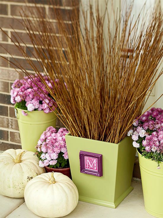 Beautiful fall decoration at the entrance - 35 ideas for a good mood in the cold season Beautiful fall decoration at the entrance - 35 ideas for a good mood in the cold season