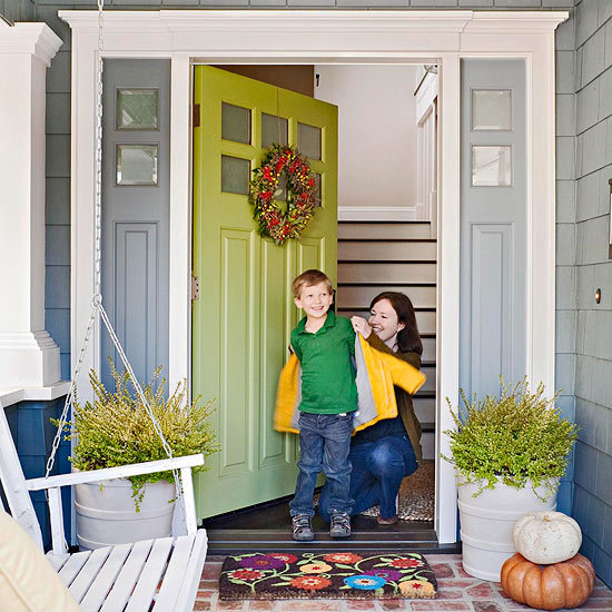 Beautiful fall decoration at the entrance - 35 ideas for a good mood in the cold season Beautiful fall decoration at the entrance - 35 ideas for a good mood in the cold season