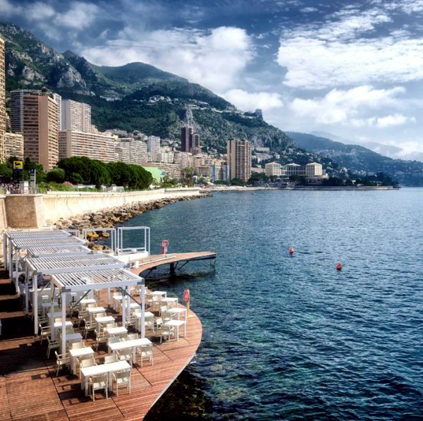 Luxury Beach Bar and Terrace on the Monacco Life Club