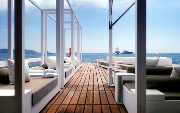 Luxury Beach Bar and Terrace on the Monacco Life Club
