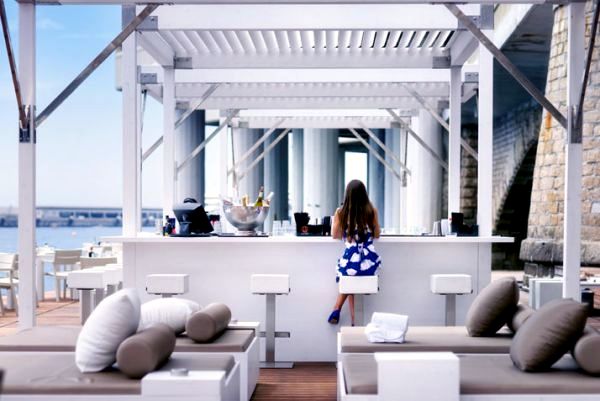Luxury Beach Bar and Terrace on the Monacco Life Club