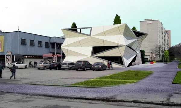 A heat exchanger in Slovakia - a cultural center and sports center also