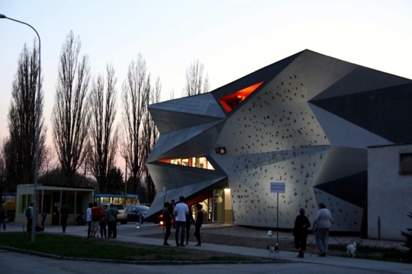 A heat exchanger in Slovakia - a cultural center and sports center also