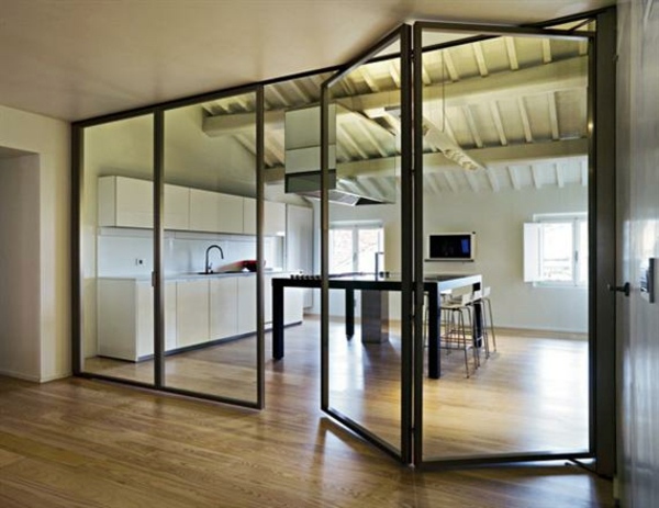 Space division Tricks: interior glass walls