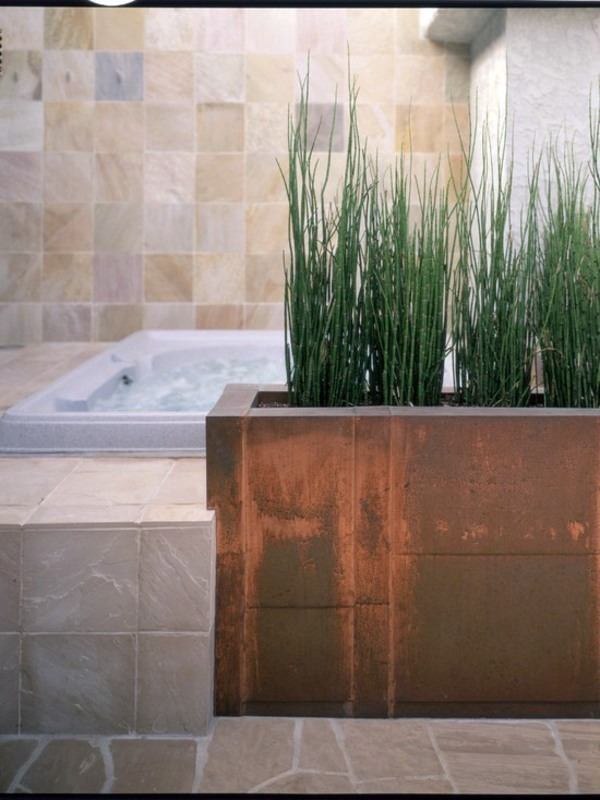 Bathroom design with flowers and plants - original ideas spring Bathroom design with flowers and plants - original ideas spring