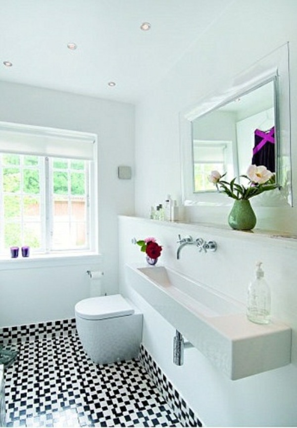 Bathroom design with flowers and plants - original ideas spring Bathroom design with flowers and plants - original ideas spring