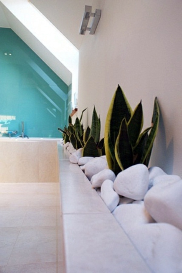 Bathroom design with flowers and plants - original ideas spring Bathroom design with flowers and plants - original ideas spring