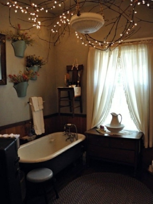 Bathroom design with flowers and plants - original ideas spring Bathroom design with flowers and plants - original ideas spring