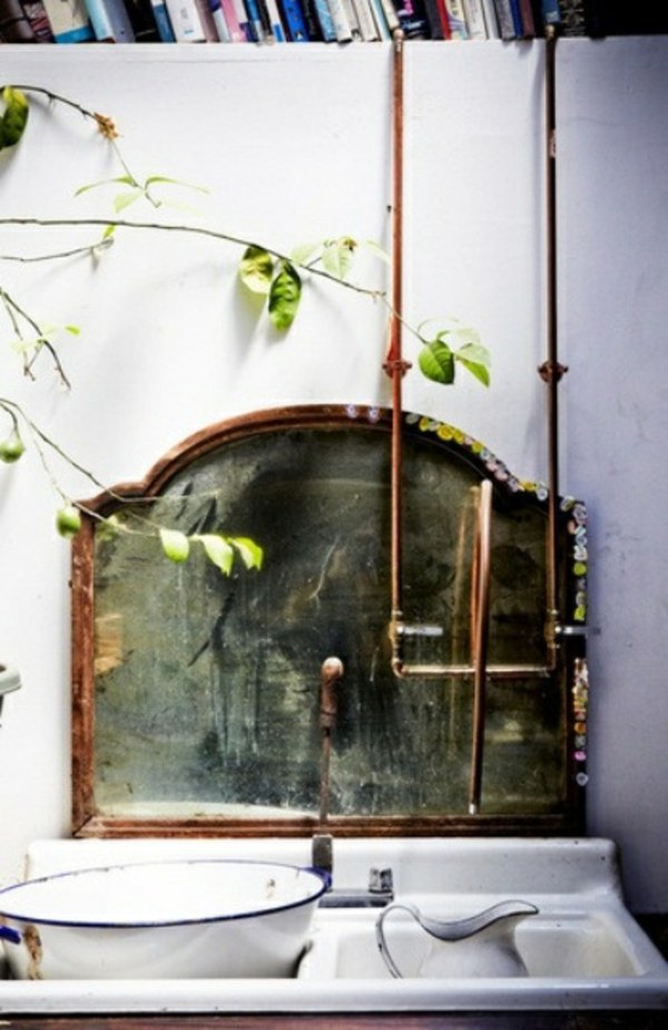 Bathroom design with flowers and plants - original ideas spring Bathroom design with flowers and plants - original ideas spring