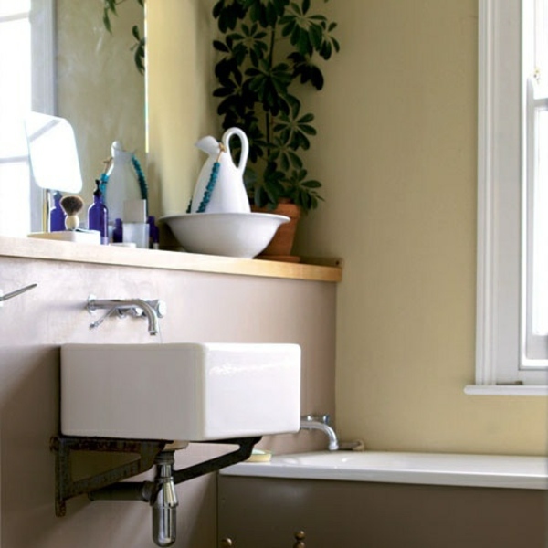 Bathroom design with flowers and plants - original ideas spring Bathroom design with flowers and plants - original ideas spring