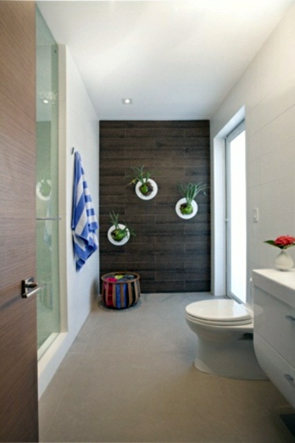 Bathroom design with flowers and plants - original ideas spring Bathroom design with flowers and plants - original ideas spring