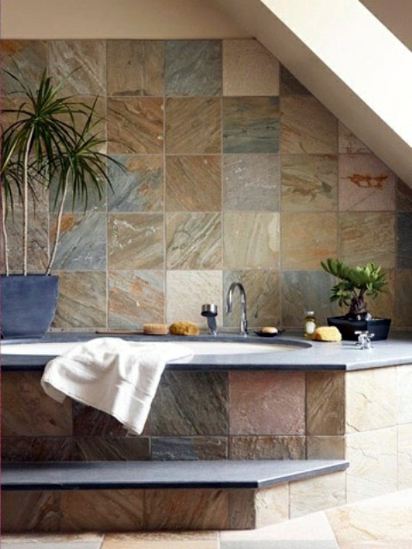 Bathroom design with flowers and plants - original ideas spring Bathroom design with flowers and plants - original ideas spring