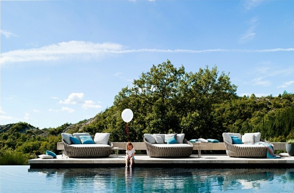 Lounge Gartenmöbel - Lounge Outdoor Furniture - Tuscany decoration for outdoor use