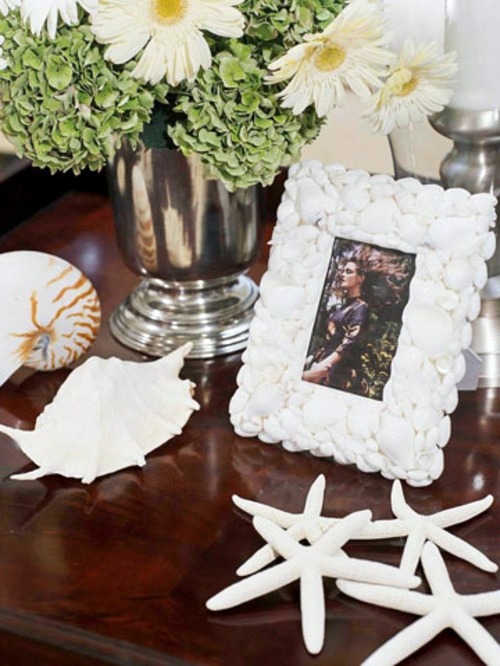 Beautify your home - seashells decoration