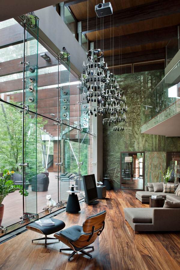 Modern house design and lots of personality around Moscow
