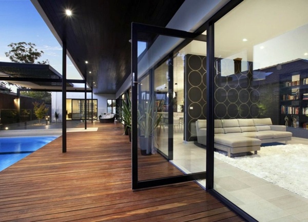 Modern house situated in the heart of Melbourne, Australia