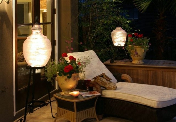 Balcony And Garden Lamps Lighting Modern Cool Ideas Interior