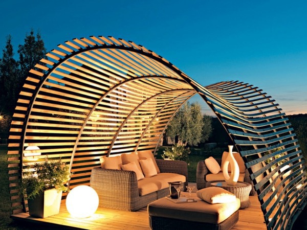 Build pergola or how to build a gazebo itself