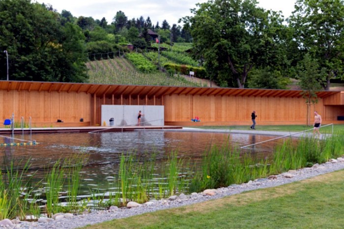 Garden pool without chlorine - natural Riehen Garden pool without chlorine - natural Riehen