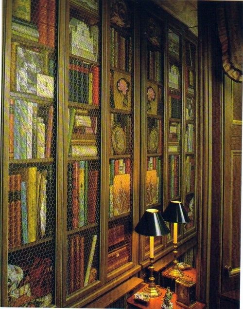 Imitate cool wallpaper pattern that Bookcases - 14 interior design with attractive wall decoration