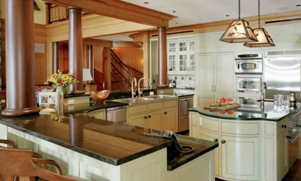 Setting cozy kitchen - Oversized kitchens designs