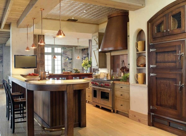 Setting cozy kitchen - Oversized kitchens designs