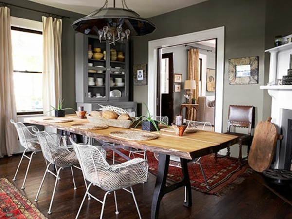 Dining room design - pictures of dining room, country-style