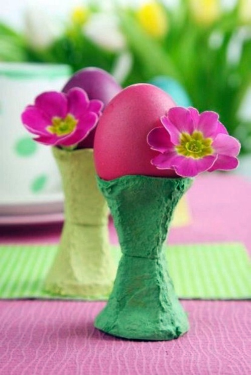 Easter Decor in Pink and Purple tinker - 60 cool decorating ideas for you