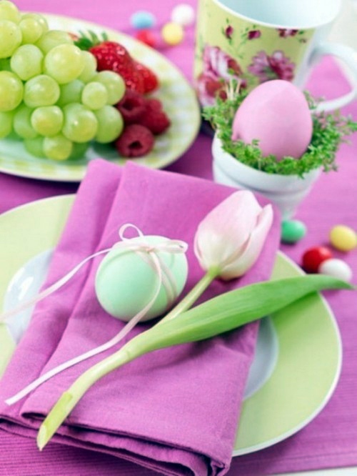 Easter Decor in Pink and Purple tinker - 60 cool decorating ideas for you Easter Decor in Pink and Purple tinker - 60 cool decorating ideas for you