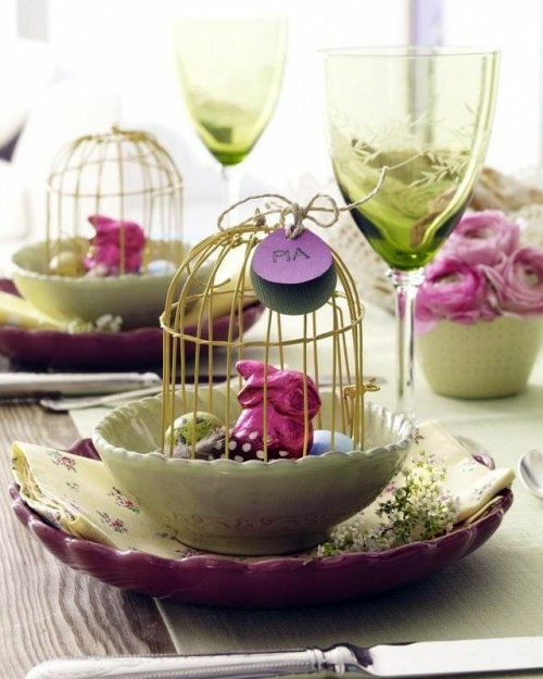 Easter Decor in Pink and Purple tinker - 60 cool decorating ideas for you Easter Decor in Pink and Purple tinker - 60 cool decorating ideas for you