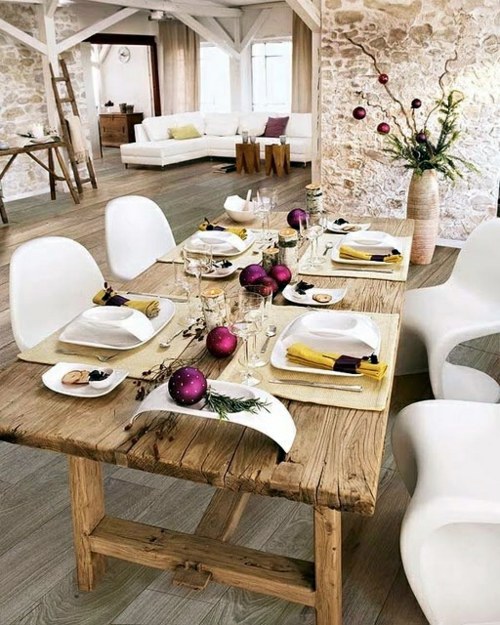 Dining in a country style with chairs for dining room