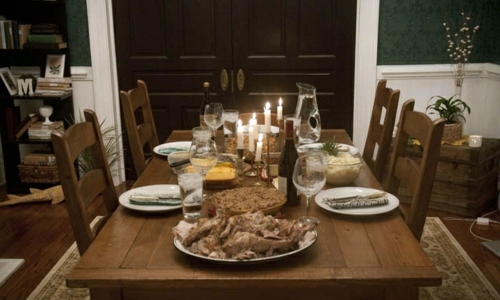 Dining in a country style with chairs for dining room