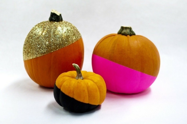Halloween Kürbis schnitzen - Halloween Decoration craft - decorate pumpkins attractive