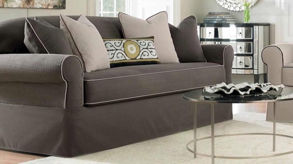Stretch Cover for Sofa - traditional bed and sofa slipcovers