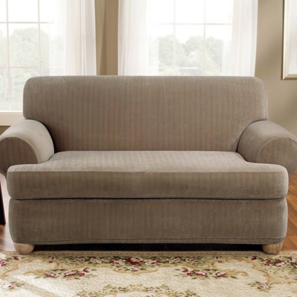 Stretch Cover for Sofa - traditional bed and sofa slipcovers